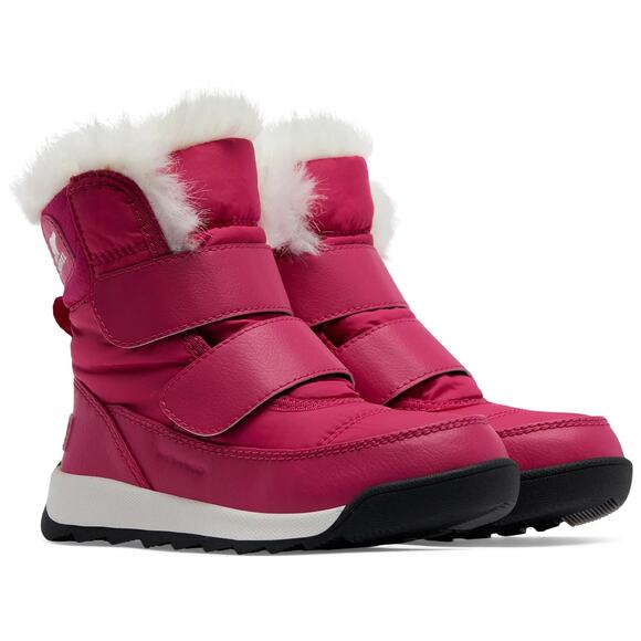 Sorel Children Girls Puffy Snow Booties Whitney II Size US 8 Cactus Pink - Picture 1 of 6